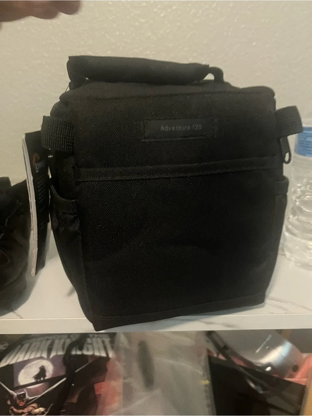Aventura Black Camera Pouch with Shoulder Strap/Lowepro without strap. 2 Bags!